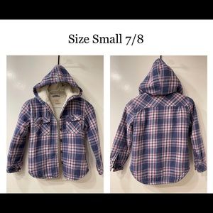 Boston Traders Plaid 100% Cotton Button Up Jacket